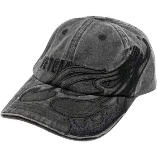 Flame Logo Unisex Hat , unisex, Sizes: ONE SIZE - Vetements - Modalova