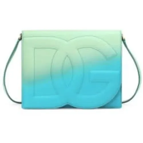 DG Logo Gradient Crossbody Bag , female, Sizes: ONE SIZE - Dolce & Gabbana - Modalova