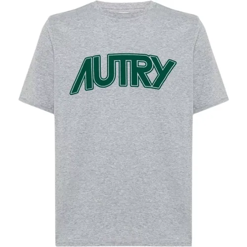 Klassisches T-Shirt , Herren, Größe: 2XL - Autry - Modalova