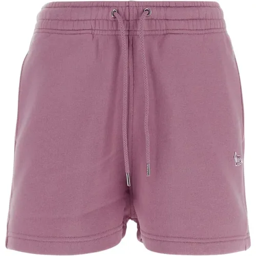 Cotton Shorts , female, Sizes: M, S - Maison Kitsuné - Modalova