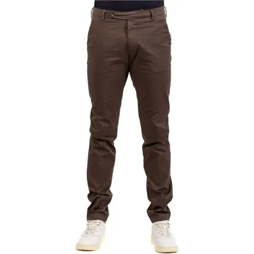 Mens Casual Pants , male, Sizes: L, XS, M, 2XL - Berwich - Modalova