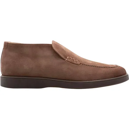 Taupe Slip-On Schuhe für Herren , Herren, Größe: 41 EU - Magnanni - Modalova