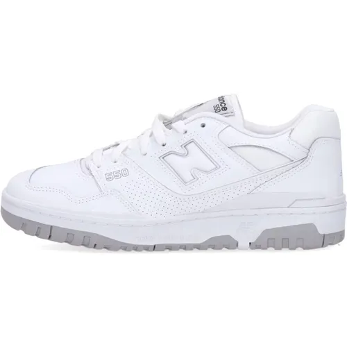 Weiße Low-Top-Sneaker 550 , Herren, Größe: 37 1/2 EU - New Balance - Modalova