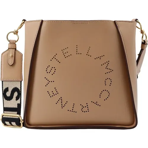 Shoulder Bag with Button Closure , female, Sizes: ONE SIZE - Stella Mccartney - Modalova