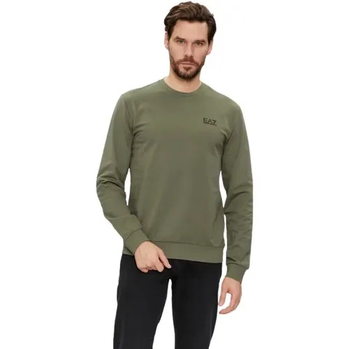 Core Identity Sweater Grün , Herren, Größe: XL - Emporio Armani - Modalova