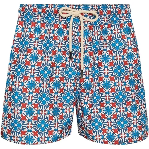 Mediterranean Style Swim Shorts , male, Sizes: 2XL - Peninsula - Modalova