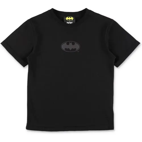 Schwarzes Batman Baumwoll Jersey Jungen T-shirt - DKNY - Modalova