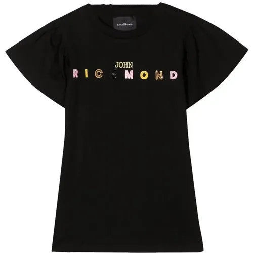 Kurzarm Logo Print T-shirt - John Richmond - Modalova