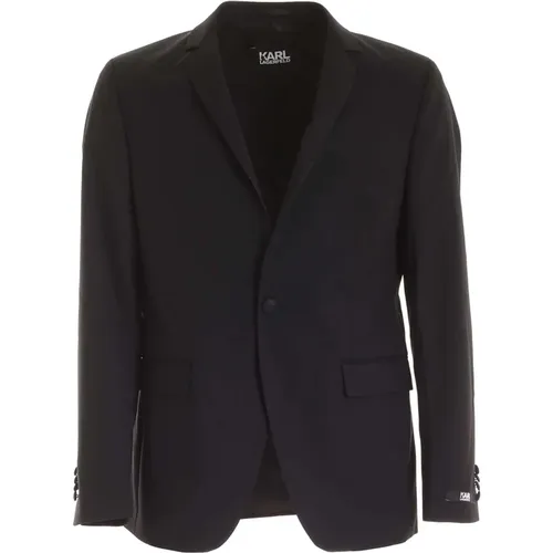 Signature Jacket , male, Sizes: L, M - Karl Lagerfeld - Modalova