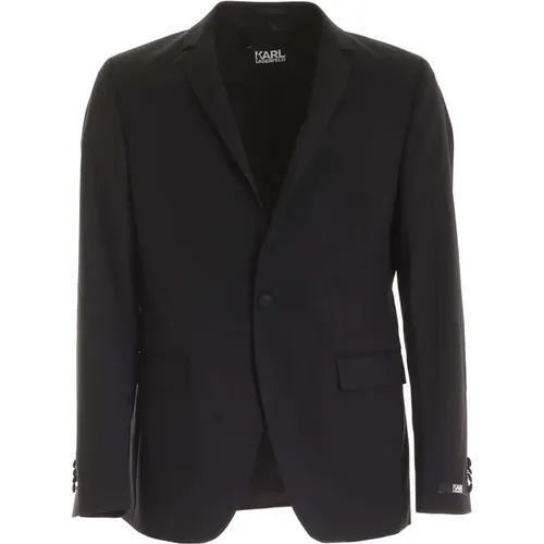 Signature Jacket , male, Sizes: M - Karl Lagerfeld - Modalova