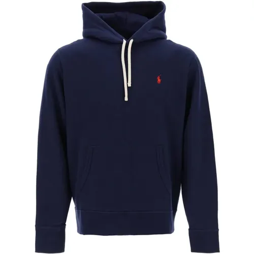 Polo Hoodie In Fleece Back Cotton , male, Sizes: XL - Ralph Lauren - Modalova