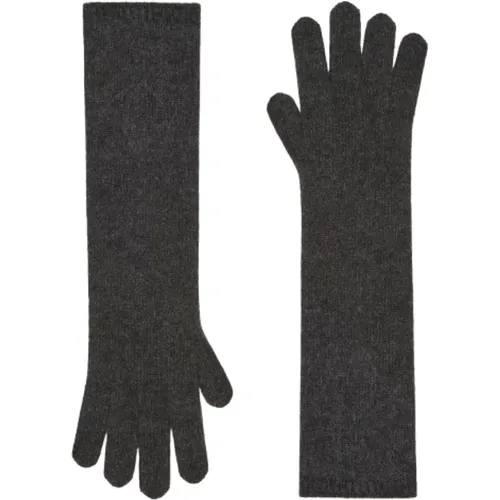 Cashmere Short Gloves Anthracite , female, Sizes: ONE SIZE - Max Mara - Modalova