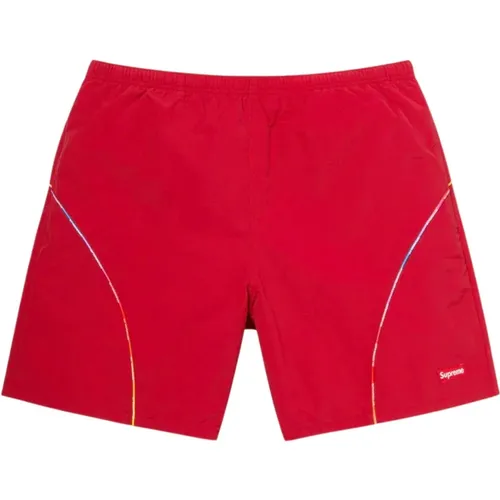 Gradient Piping Water Short , male, Sizes: M - Supreme - Modalova