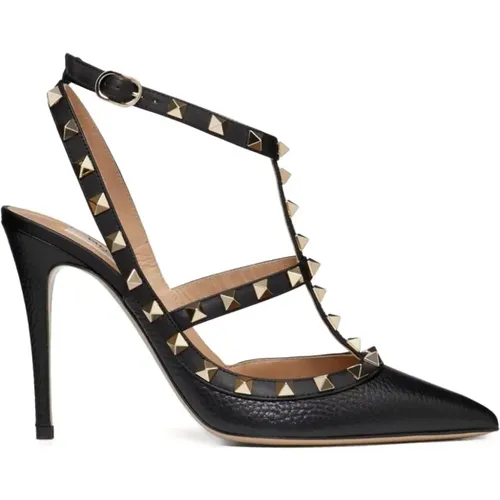 Stiletto Heels with Studs , female, Sizes: 4 UK, 5 1/2 UK, 6 1/2 UK, 4 1/2 UK, 3 UK, 3 1/2 UK, 5 UK - Valentino Garavani - Modalova