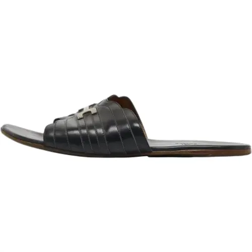 Pre-owned Leder sandals , Damen, Größe: 43 1/2 EU - Hermès Vintage - Modalova