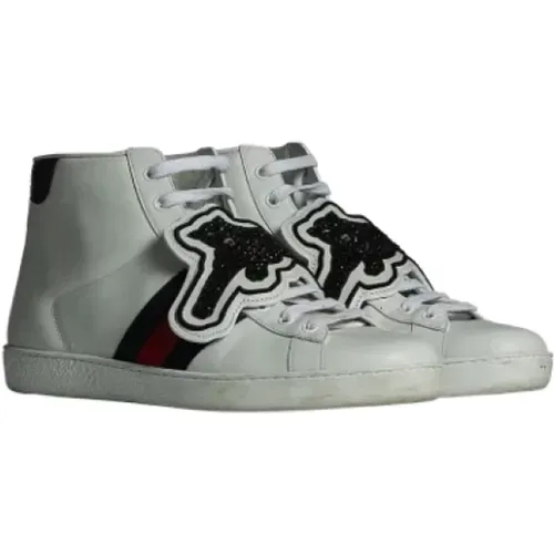 Pre-owned Leder sneakers - Gucci Vintage - Modalova