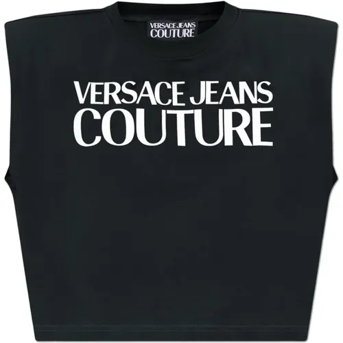 Ärmelloses Top , Damen, Größe: XS - Versace Jeans Couture - Modalova