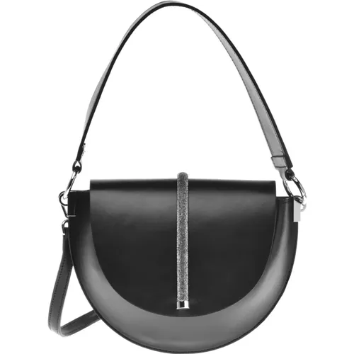 Leather shoulder bag - Baldinini - Modalova