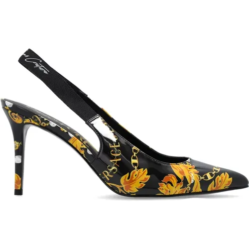 High-heeled shoes , female, Sizes: 3 UK, 5 UK, 4 UK, 6 UK - Versace Jeans Couture - Modalova