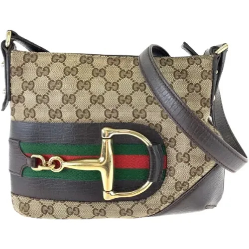 Pre-owned Canvas gucci-bags , female, Sizes: ONE SIZE - Gucci Vintage - Modalova