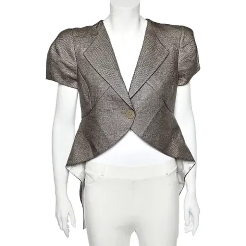 Pre-owned Fabric outerwear , female, Sizes: L - Armani Pre-owned - Modalova
