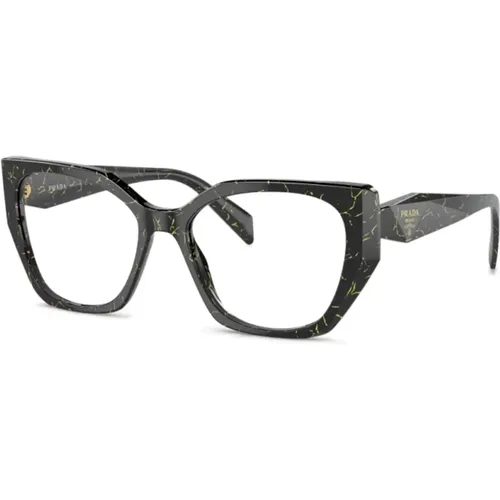 Klassische Schwarze Optische Brille , Damen, Größe: 54 MM - Prada - Modalova