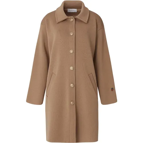 Mice Wool Coat with Golden Anchor Buttons , female, Sizes: S - Busnel - Modalova