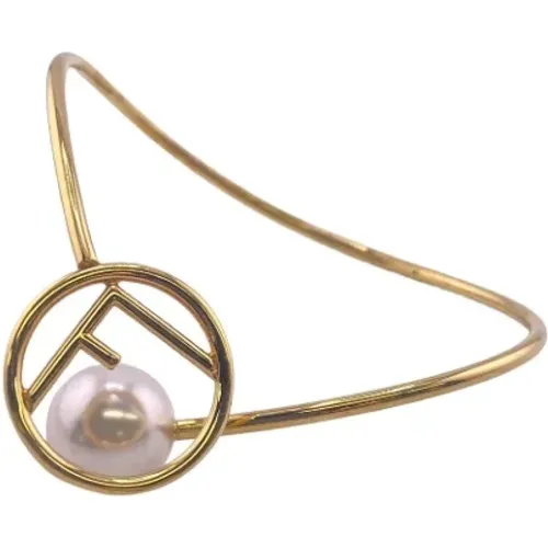 Pre-owned Metal bracelets , female, Sizes: ONE SIZE - Fendi Vintage - Modalova