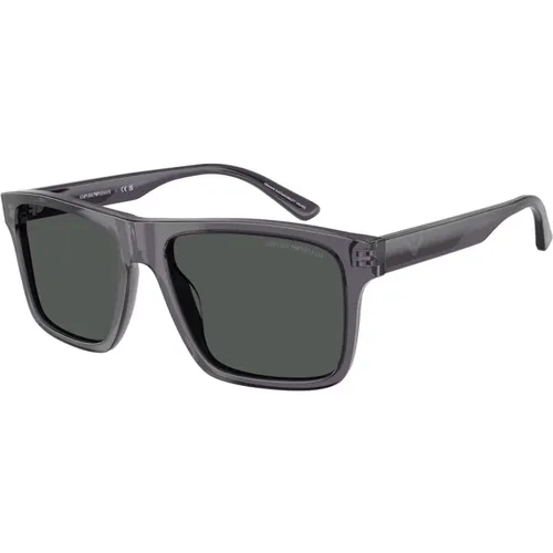 Sonnenbrille Ea4232 610687 Grauer Rauch - Emporio Armani - Modalova