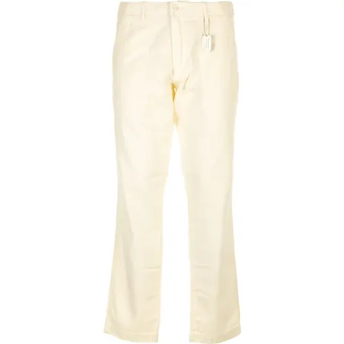 White Trousers , male, Sizes: W33, W31, W34, W32, W36, W30 - Chesapeake's - Modalova