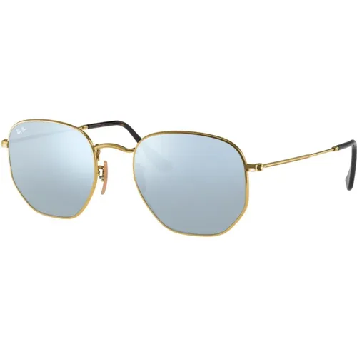 Hexagonale Metallsonnenbrille , Herren, Größe: M - Ray-Ban - Modalova