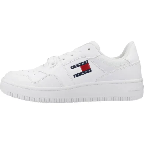 Retro Basket Sneakers , Damen, Größe: 37 EU - Tommy Jeans - Modalova