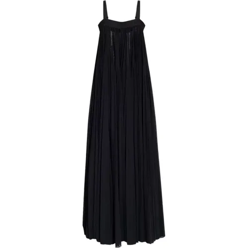 Maxi pleated dress , female, Sizes: M - Dolce & Gabbana - Modalova
