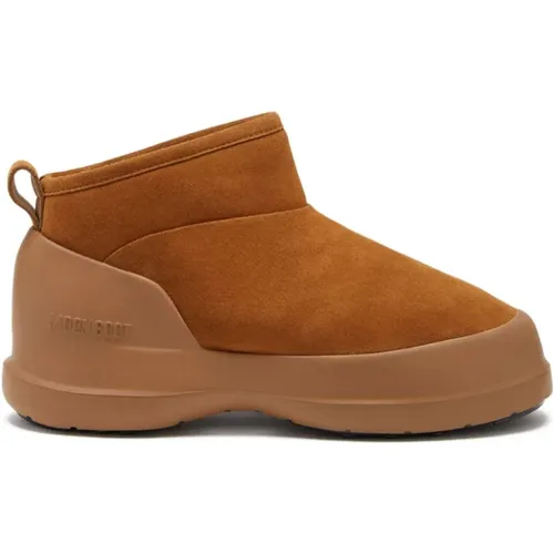 Suede Calfskin Luna Boots , female, Sizes: 3 UK, 4 UK, 5 UK, 7 UK, 8 UK, 6 UK - moon boot - Modalova