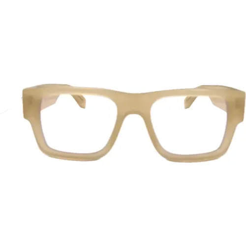 Quadratische Oversize-Brille - Off White - Modalova
