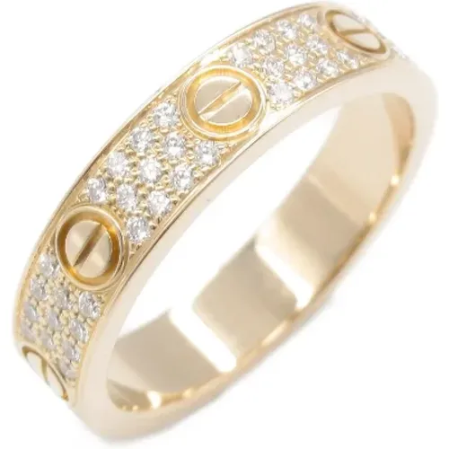 Pre-owned Metal rings , female, Sizes: ONE SIZE - Cartier Vintage - Modalova