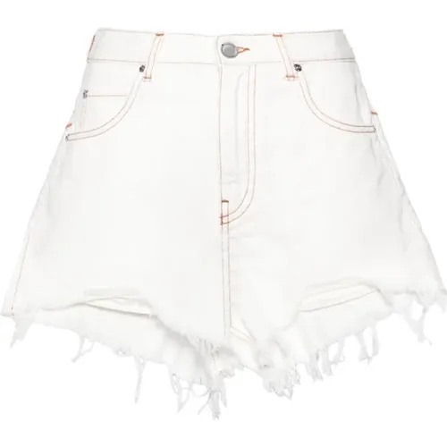 Weiße Shorts für Frauen , Damen, Größe: W25 - pinko - Modalova