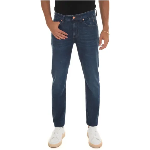 Stone Washed Slim Fit Denim Jeans , Herren, Größe: W40 - Jeckerson - Modalova