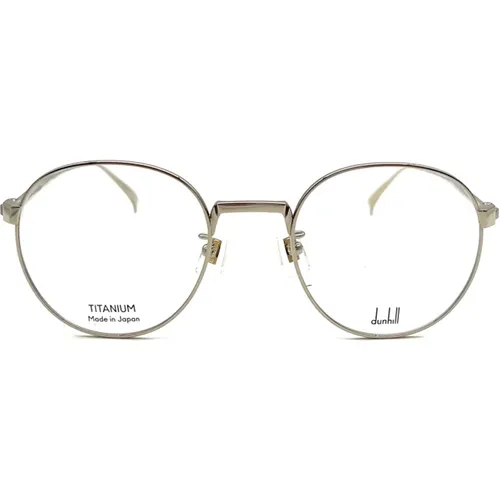 Metallic Optical Frames for Women , female, Sizes: 49 MM - Dunhill - Modalova