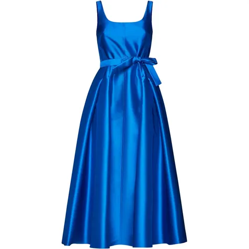 Blaue Band Kleider , Damen, Größe: L - Blanca Vita - Modalova