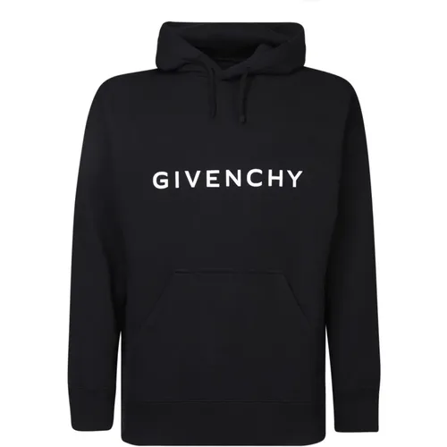 Schwarzer Sweatshirt mit Kordelkapuze - Givenchy - Modalova