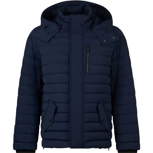 Blaue Performance Daunenjacke , Herren, Größe: M - Moose Knuckles - Modalova