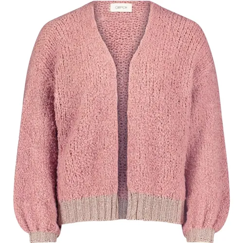 V-Ausschnitt Oversized Cardigan , Damen, Größe: S - Cartoon - Modalova