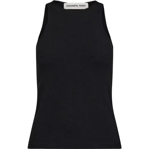 Basic Tanktop , Damen, Größe: M - Designers Remix - Modalova