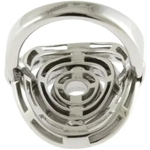 Pre-owned White Gold rings , female, Sizes: ONE SIZE - Bvlgari Vintage - Modalova