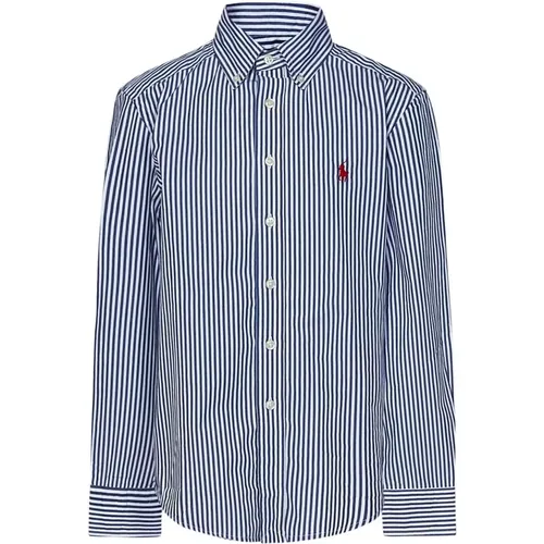 Striped Button-Front Shirt , male, Sizes: S, XL - Polo Ralph Lauren - Modalova