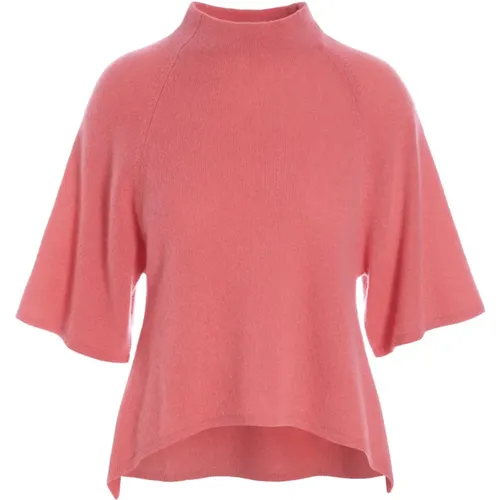 Cloud Cashmere High Neck Blouse Cool Coral , female, Sizes: S, XS, XL, L, M - Bitte Kai Rand - Modalova