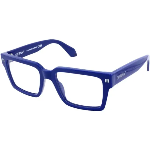 Stylish Glasses , unisex, Sizes: 53 MM - Off White - Modalova