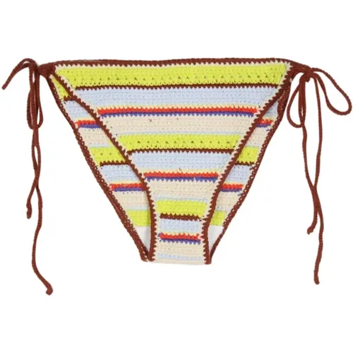 Crochet Bikini Bottom , female, Sizes: S - Ganni - Modalova