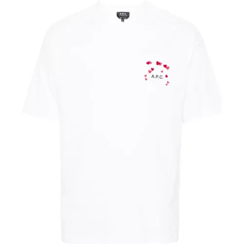 Weiße T-Shirts & Polos Ss24 , Herren, Größe: M - A.p.c. - Modalova